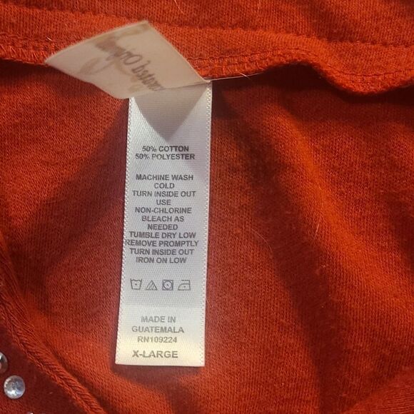 Decorated Originals Red Embellished XL Red Ladies Top - Picture 5 of 5